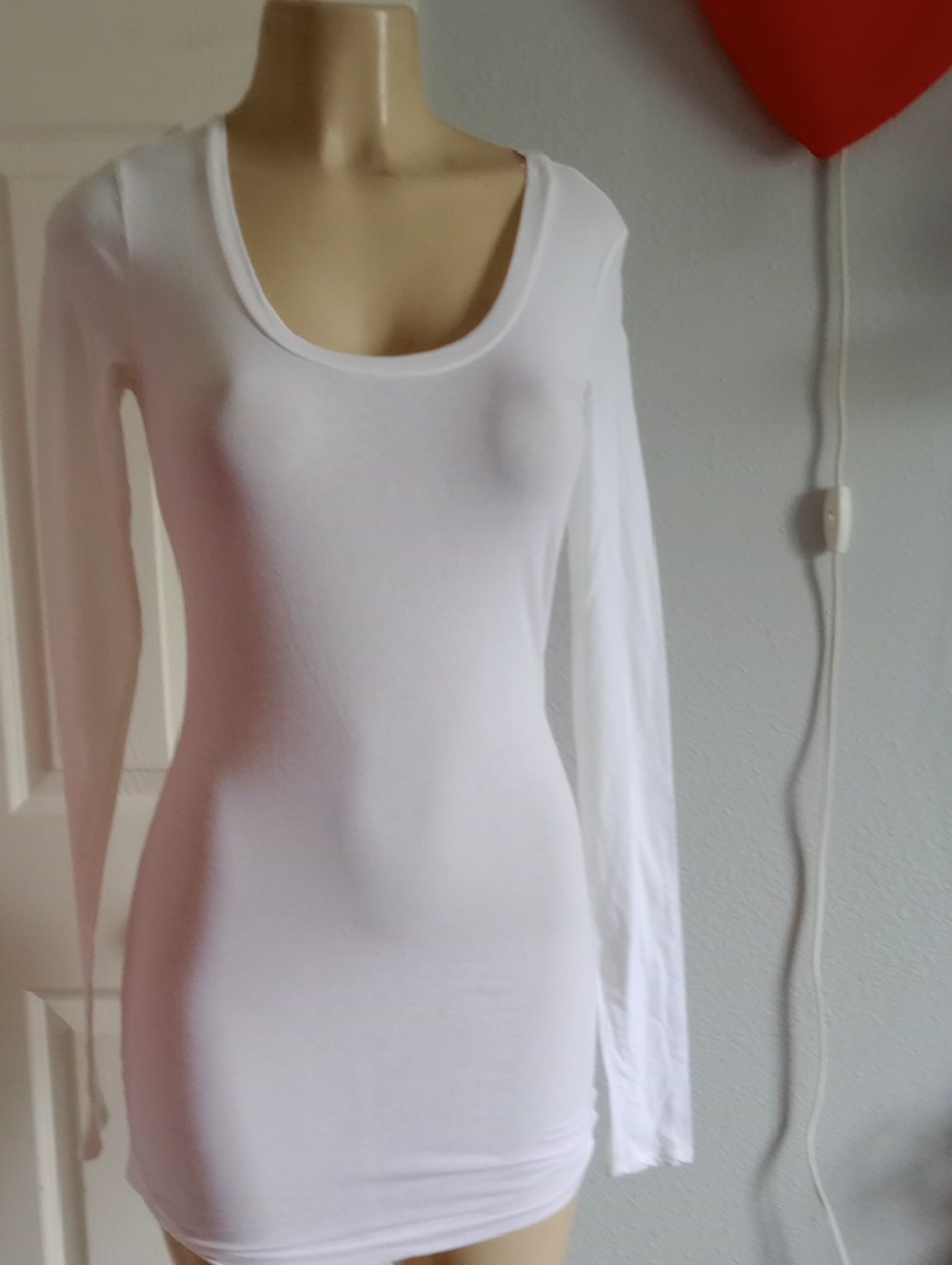Splendid White Scoop Neck Tee